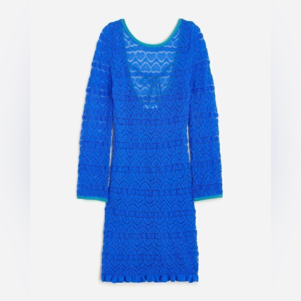 J Crew Limited Edition Open Back Lace Mini Dress NWT